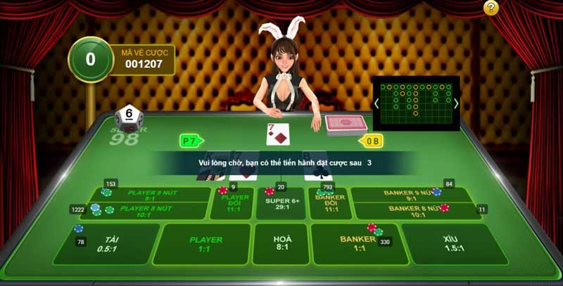 Hướng dẫn chơi game baccarat